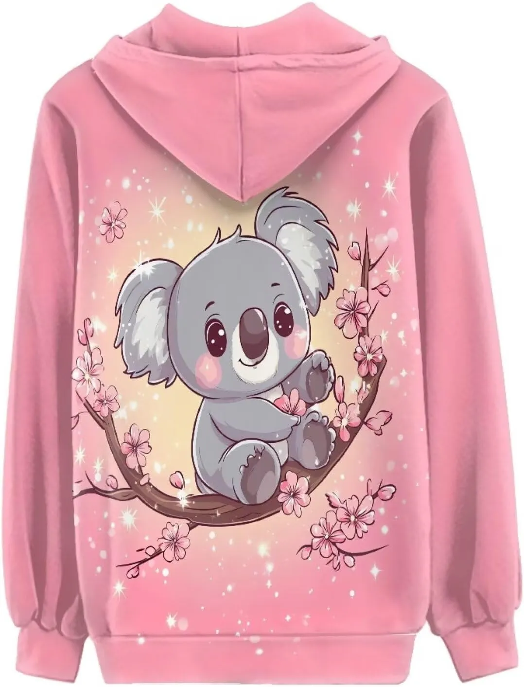 Showudesigns XS-5XL Zip Up Hoodie for Women Sweatshirt Pullover
