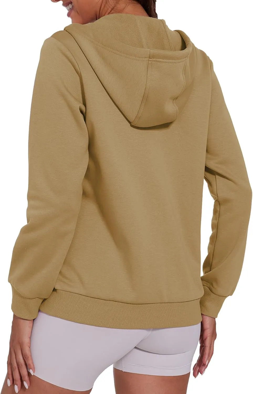 SMENG Womens Zip Up Hoodies Long Sleeve Fit Hooded Sweatshirts 2024 Casual Lightweight Jacket