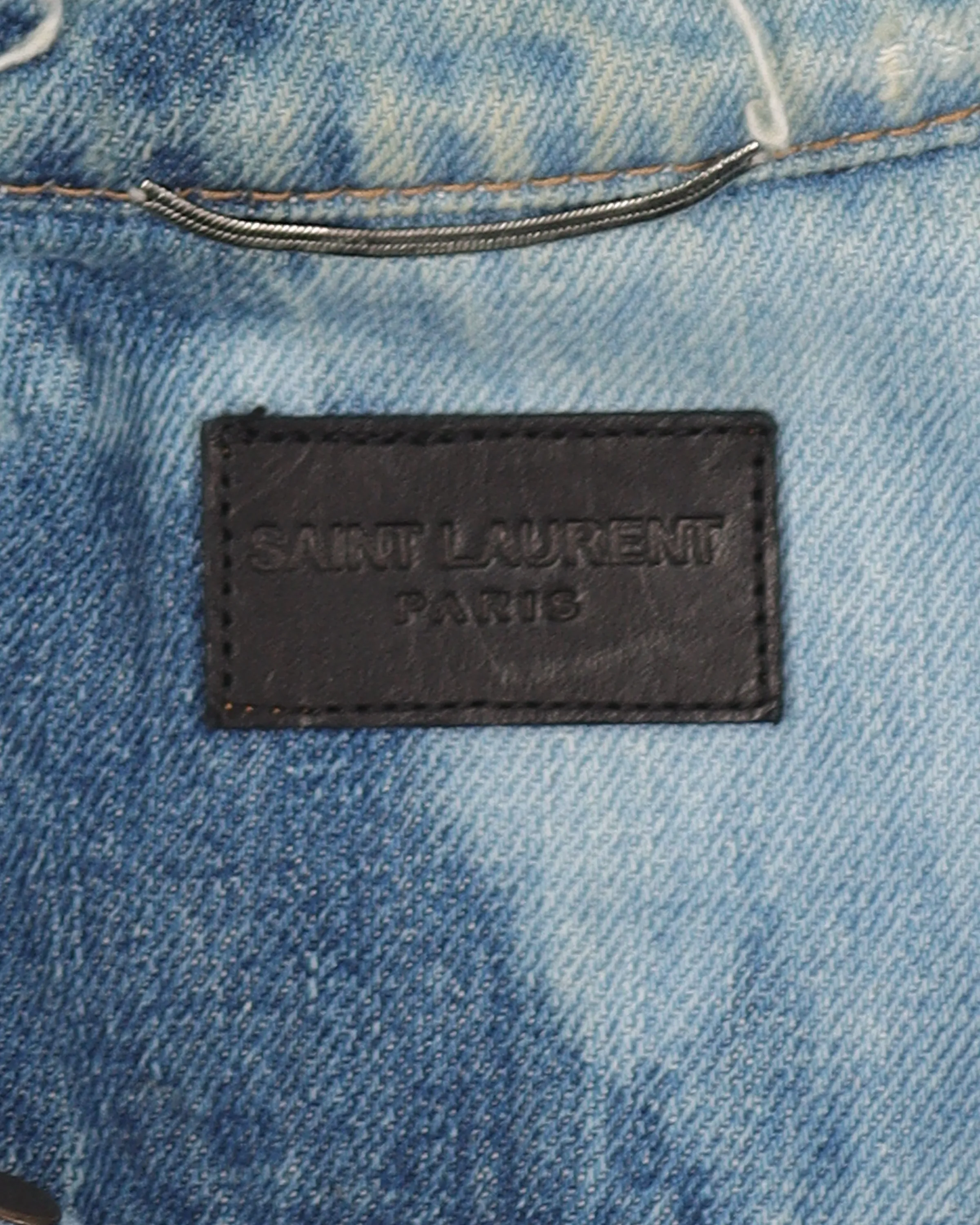 SS16 "Surf Sound" Bleached Denim Vest