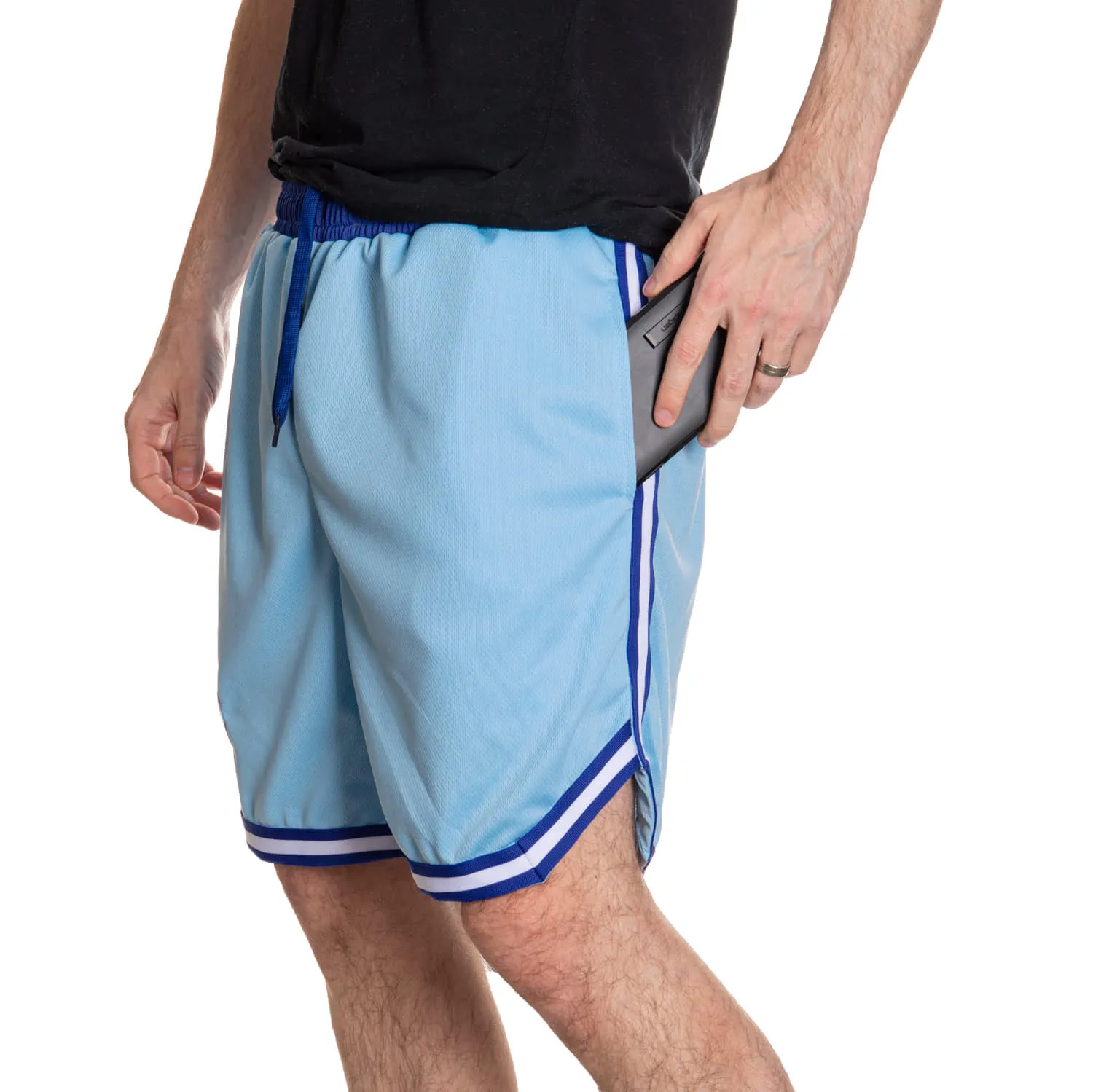 Tampa Bay Lightning Men's 2 Tone Air Mesh Shorts Lined with Pockets