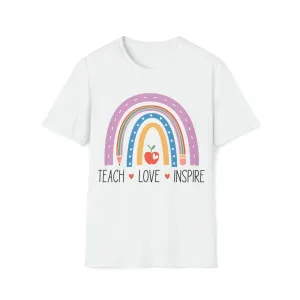 Teach Love Inspire Shirt for Teachers