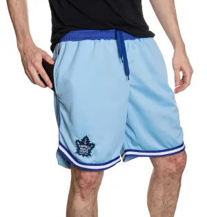 Toronto Maple Leafs Men's 2 Tone Air Mesh Shorts Lined with Pockets