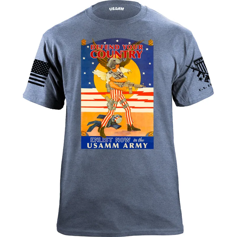 USAMM ARMY UNCLE SAM T-Shirt