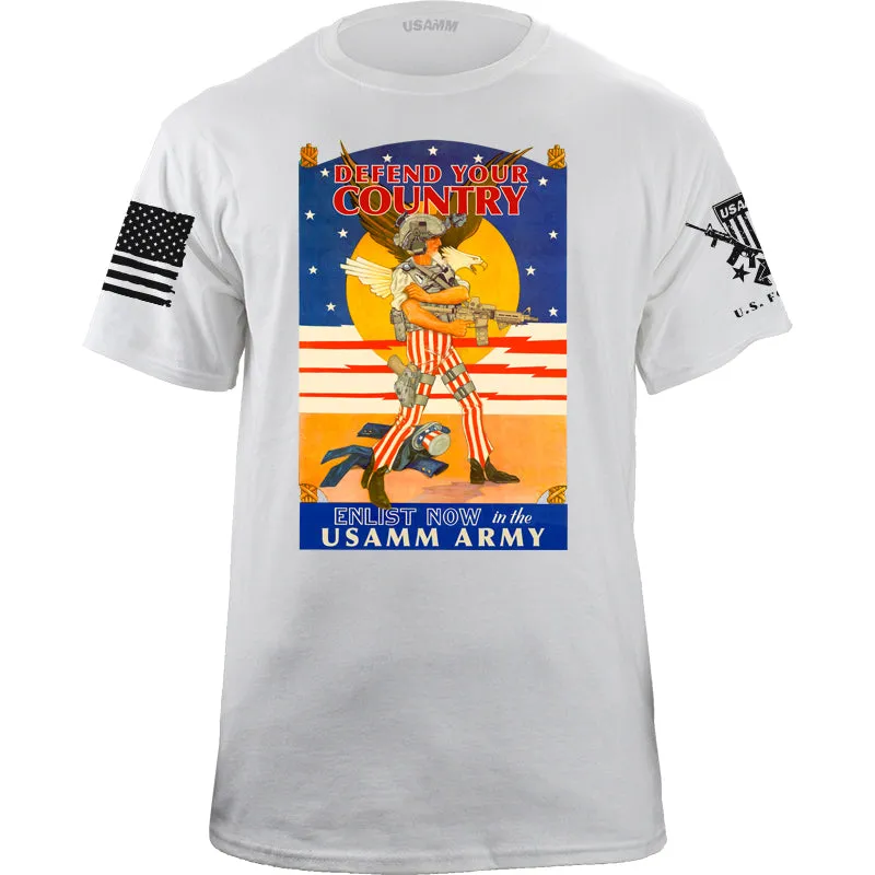 USAMM ARMY UNCLE SAM T-Shirt