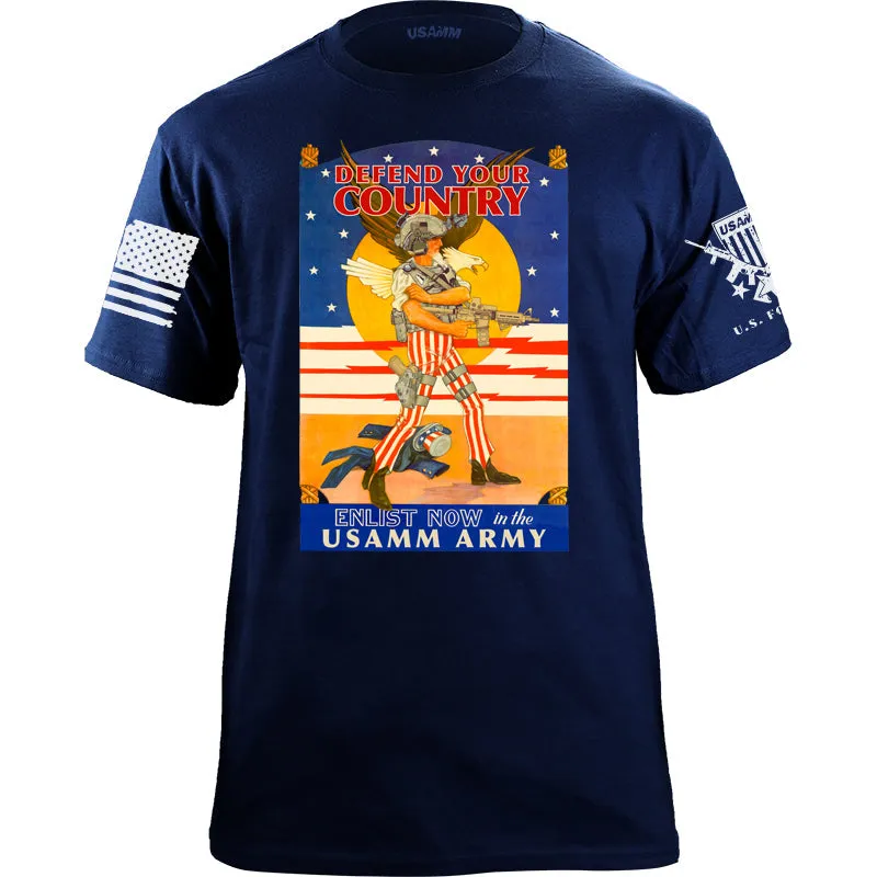 USAMM ARMY UNCLE SAM T-Shirt