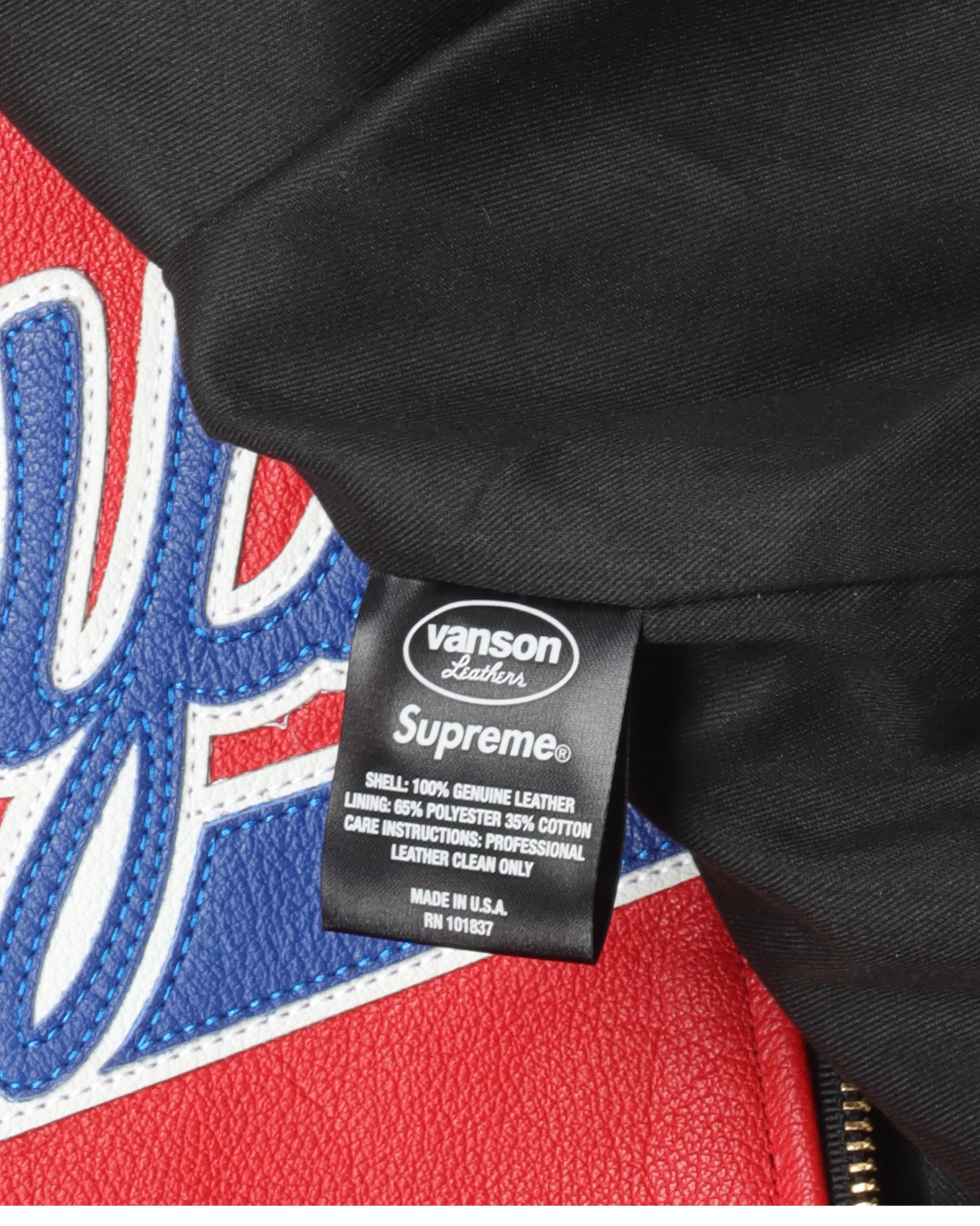 Vanson SS21 Leather Spiderweb Vest