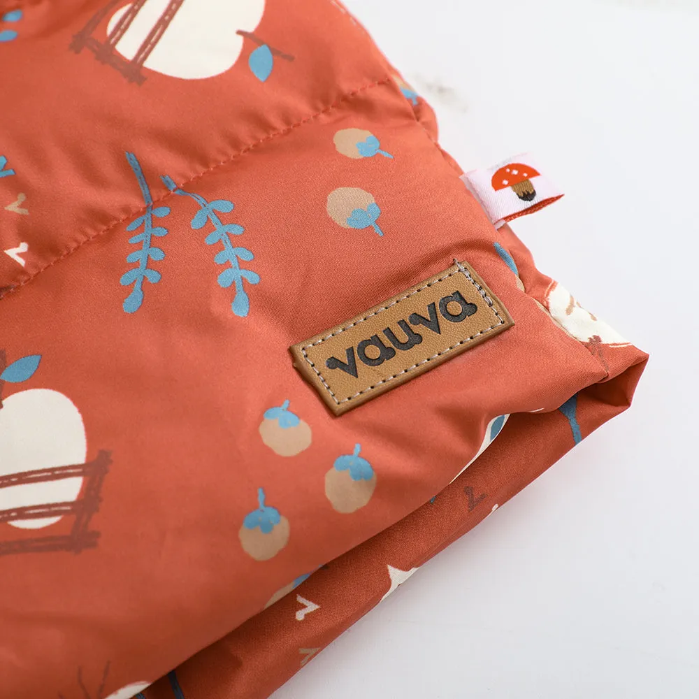 Vauva FW23 - Baby Girl Happy Farm Hooded Padded Coat