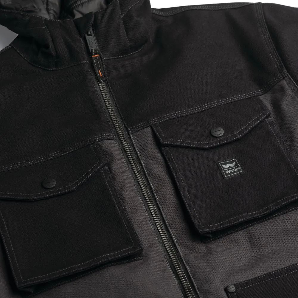 Walls Men's Edgewood Waterproof Duck Insulated Work Coat - Black YC12