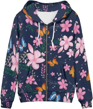 Women's Fashion Hoodies & Sweatshirts Loose Sweatshirt Hoodie Casual Drawstring Hooded Jacket with Pockets