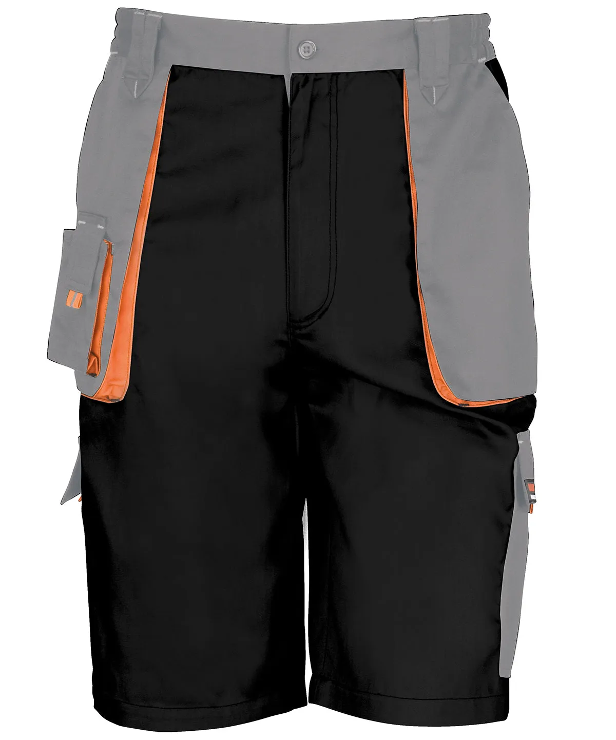 Work-Guard lite shorts | Black/Grey/Orange