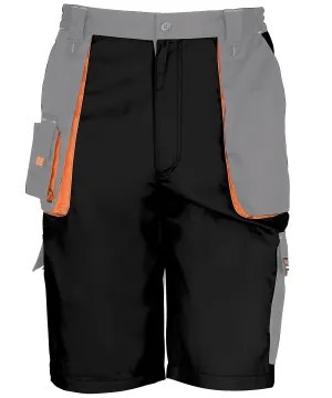 Work-Guard lite shorts | Black/Grey/Orange