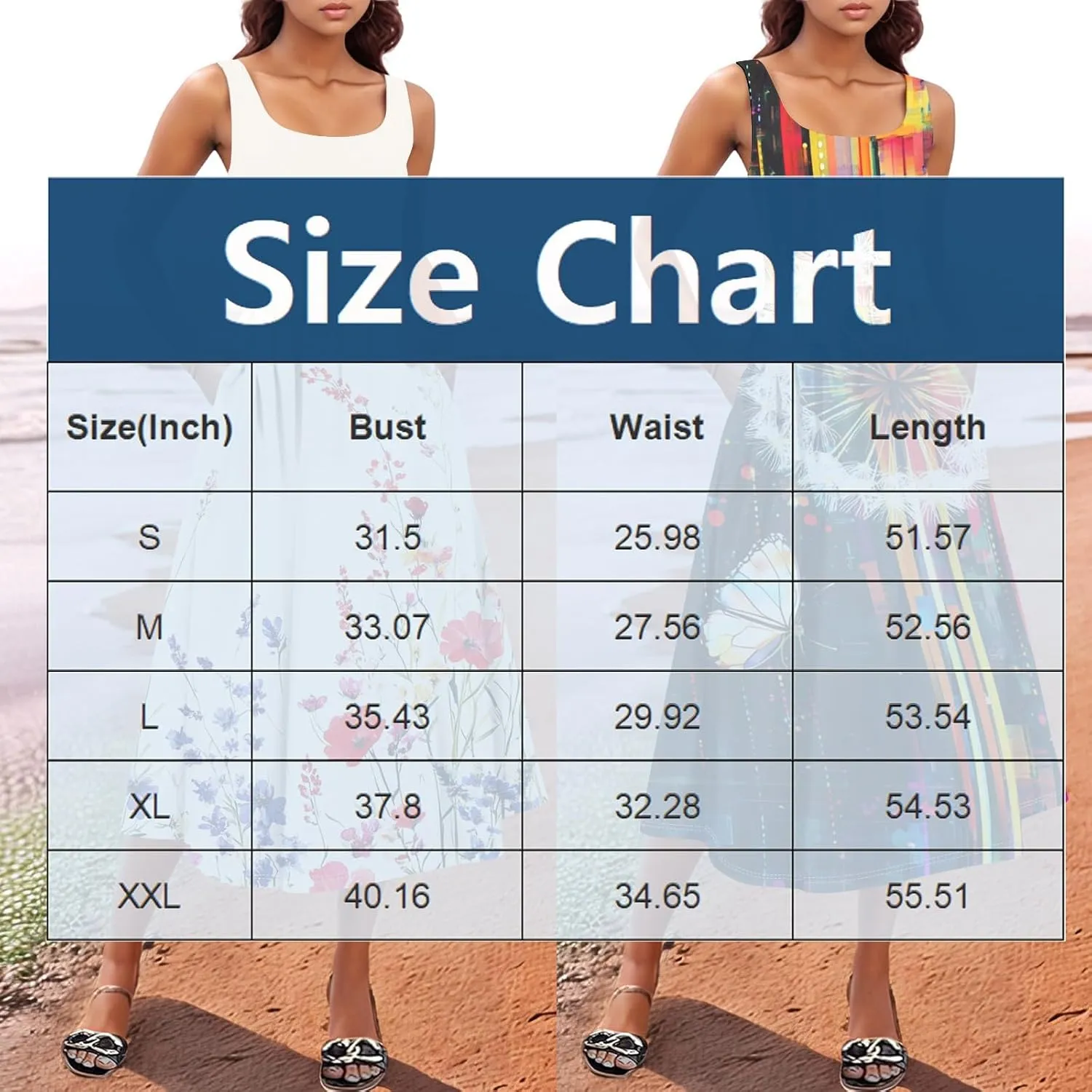 Workout Plus Size Sleeveless Sundress Womens Pop Summer Printed Comfy Dress for